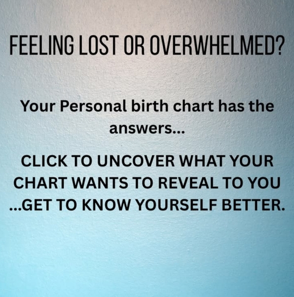 Personal Birth Chart Link In Description - Picture 1 of 1